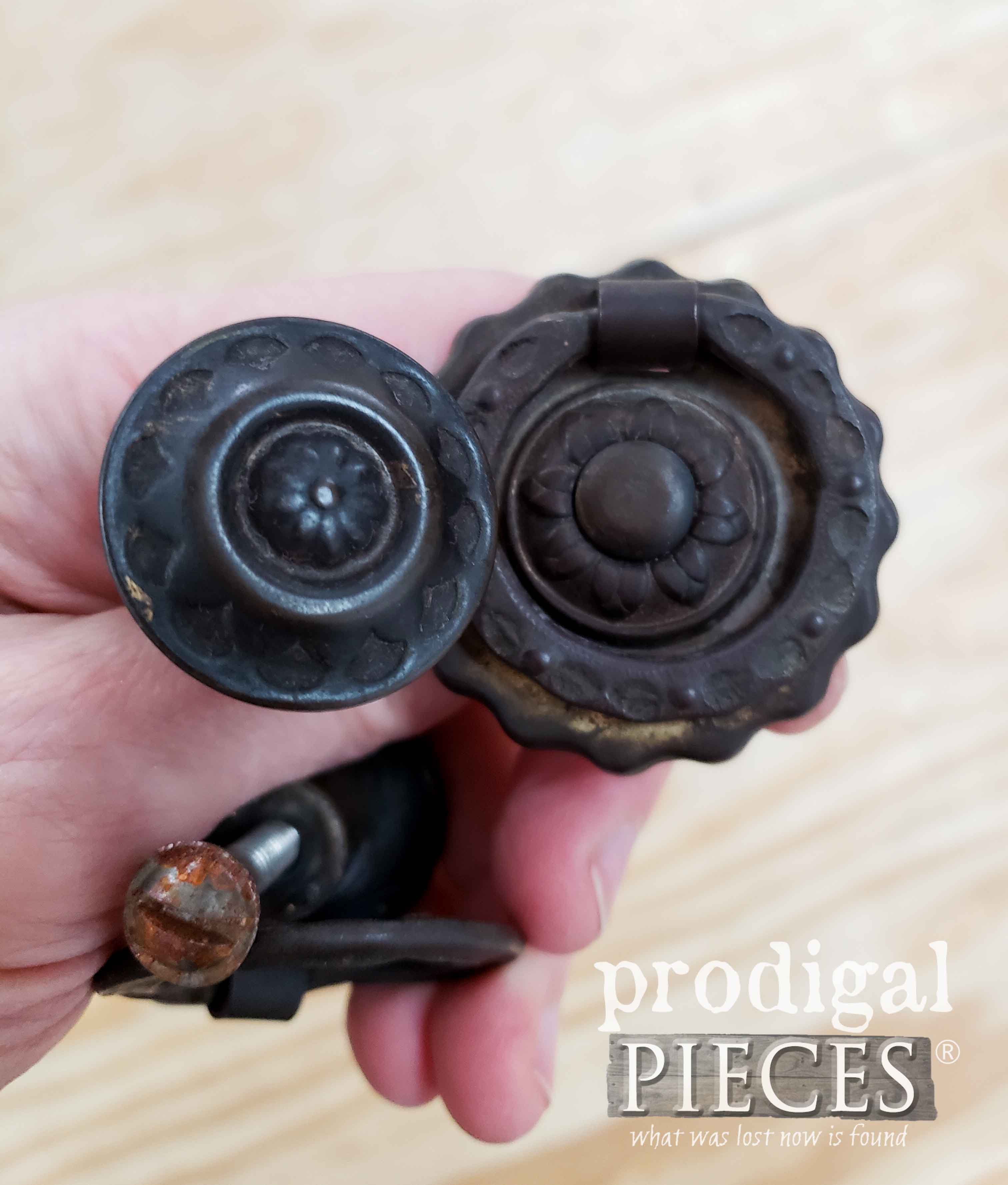 Antique Drawer Pulls for Dressing Table Set | prodigalpieces.com