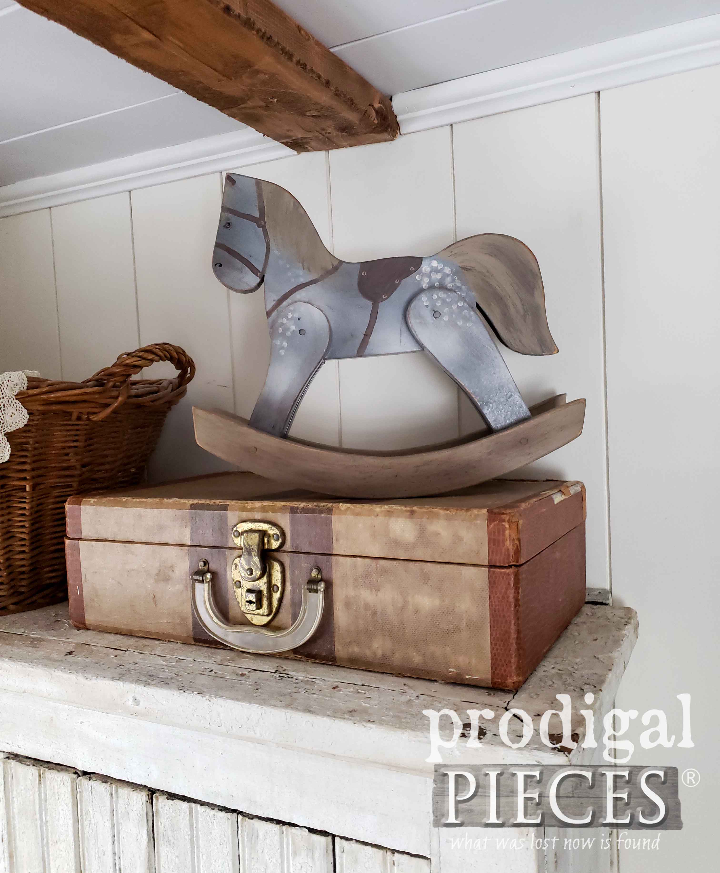 Dappled Gray Hobby Horse Created by Larissa of Prodigal Pieces | prodigalpieces.com #prodigalpieces #handmade #diy #farmhouse #shopping #home #vintage #homedecor #homedecorideas