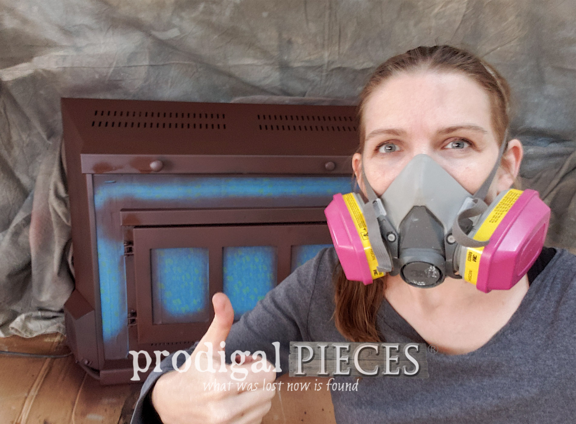 Featured DIY Painted Fireplace Tutorial with Step-by-Step Video by Larissa of Prodigal Pieces | prodigalpieces.com #prodigalpieces