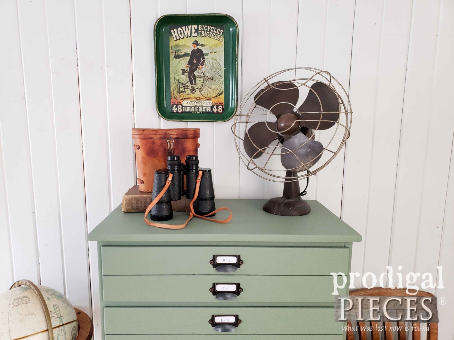 Upcycled Map Cabinet From Chest Of Drawers Prodigal Pieces   Map Cabinet Top 1900x1425 