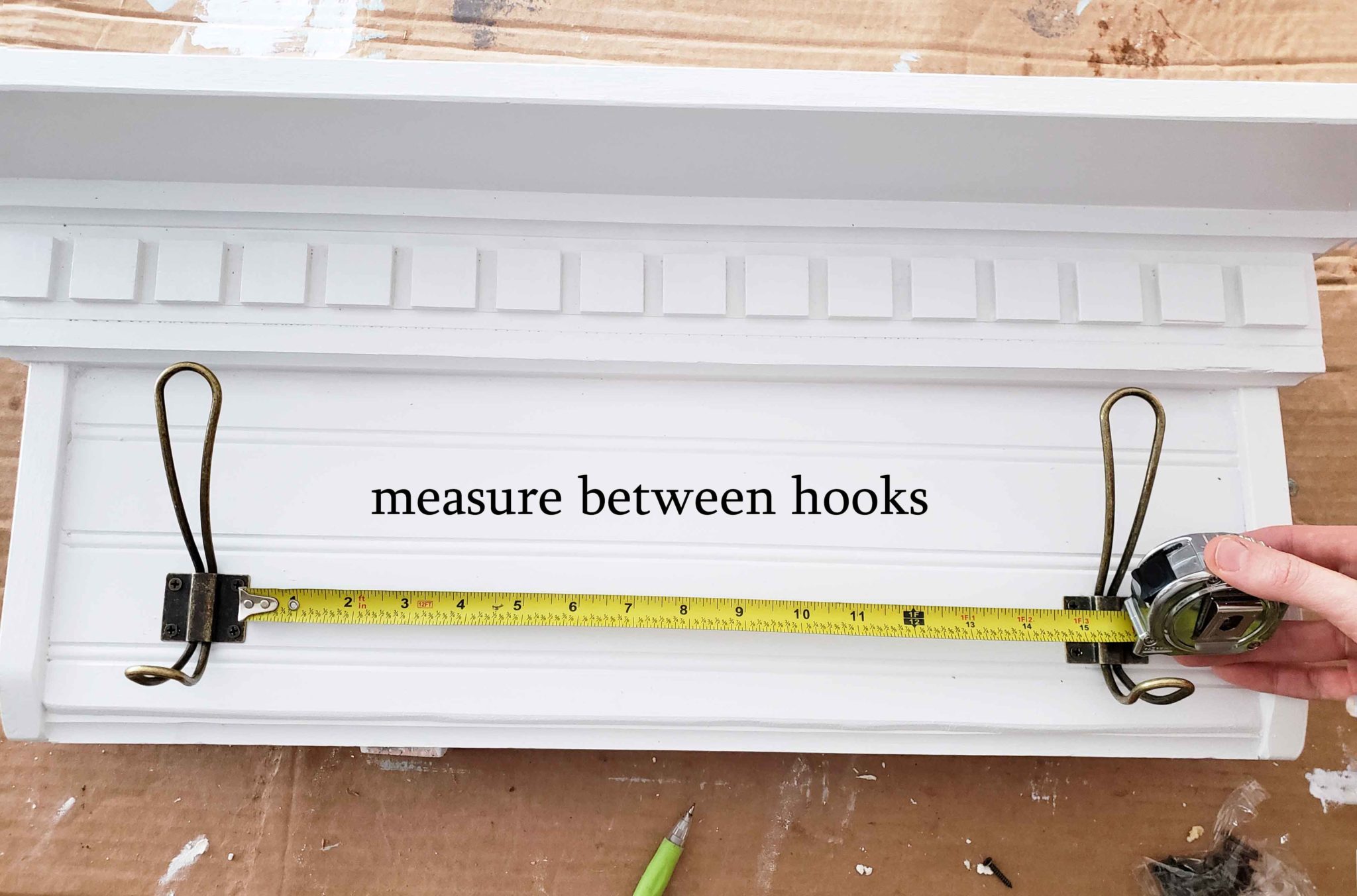 Measure Between Hooks | prodigalpieces.com