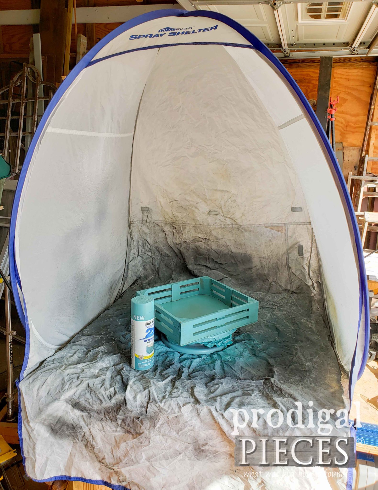 HomeRight Small Spray Shelter for all your DIY projects | prodigalpieces.com
