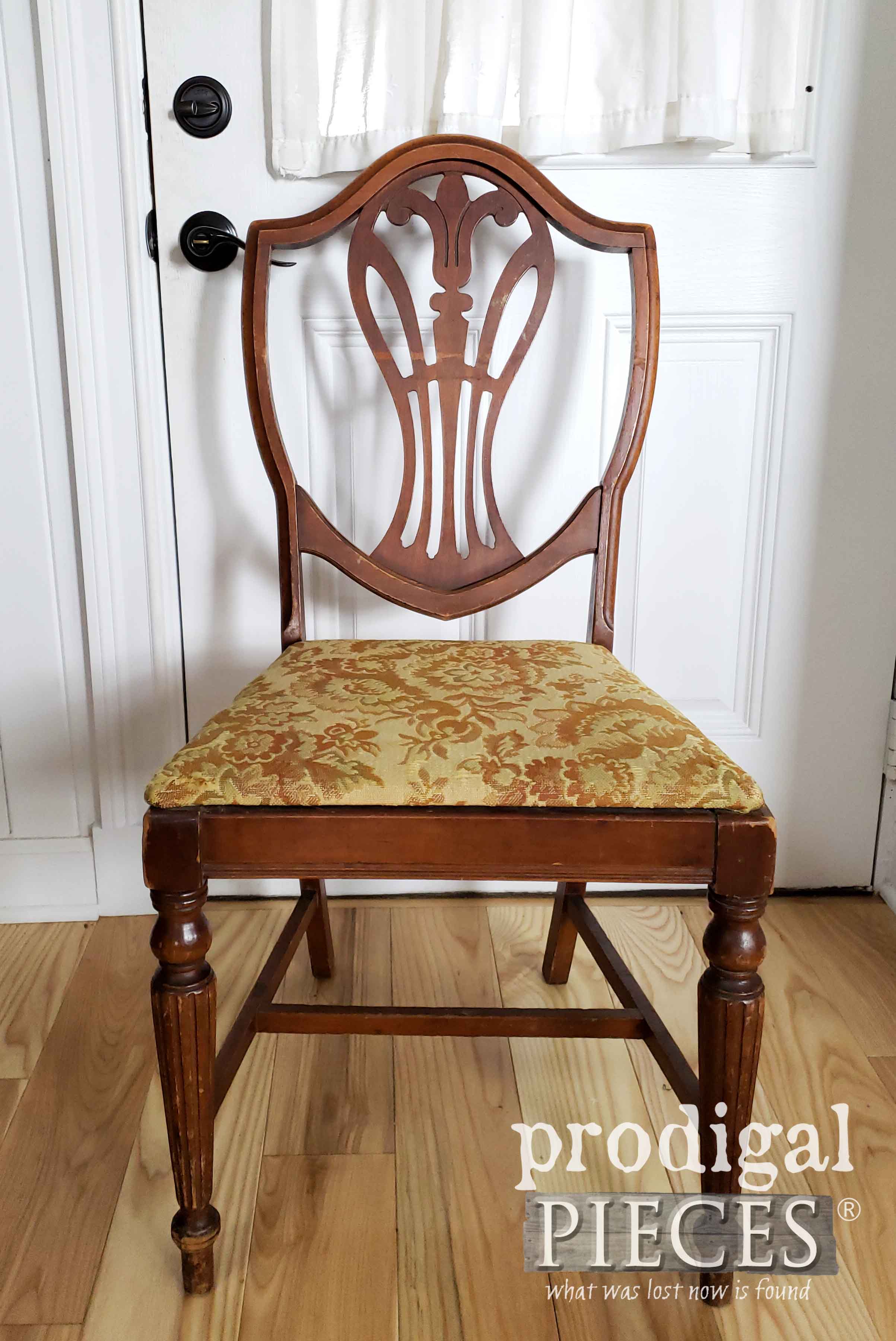 Vintage Shield Chair Before | prodigalpieces.com