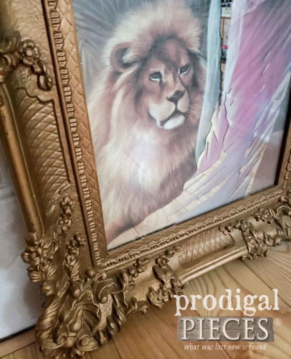 Shabby Chic Wall Art With French Graphic Prodigal Pieces   Frame Closeup 600x738 