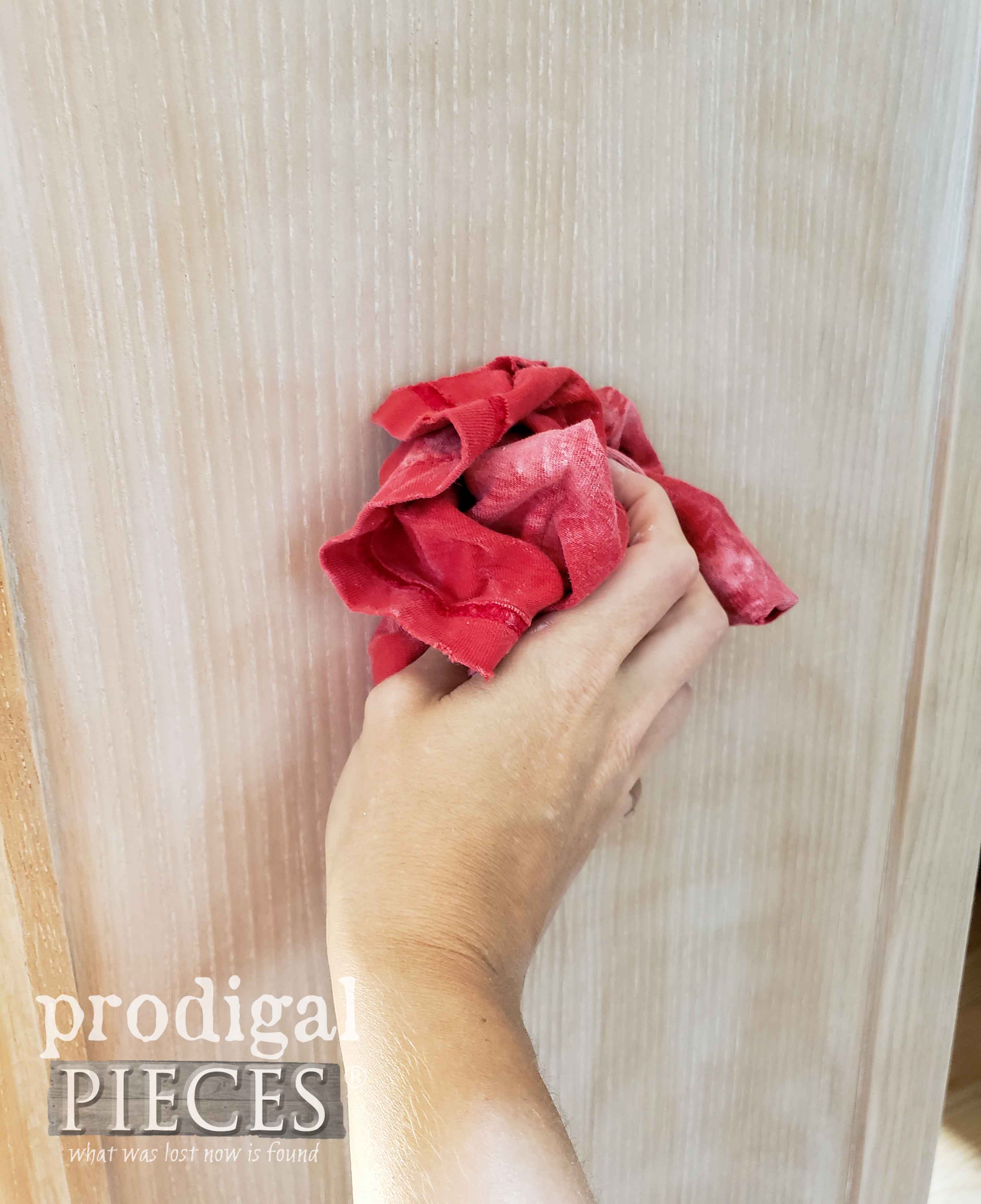 Creating Limewash Effect with Paint on Vintage Lingerie Chest by Prodigal Pieces | prodigalpieces.com #prodigalpieces #diy #furniture #home #homedecor
