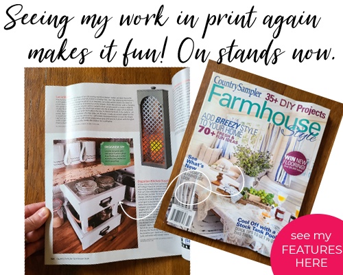 Larissa of Prodigal Pieces Featured in Summer 2022 Country Sampler's Farmhouse Style Magazine | prodigalpieces.com