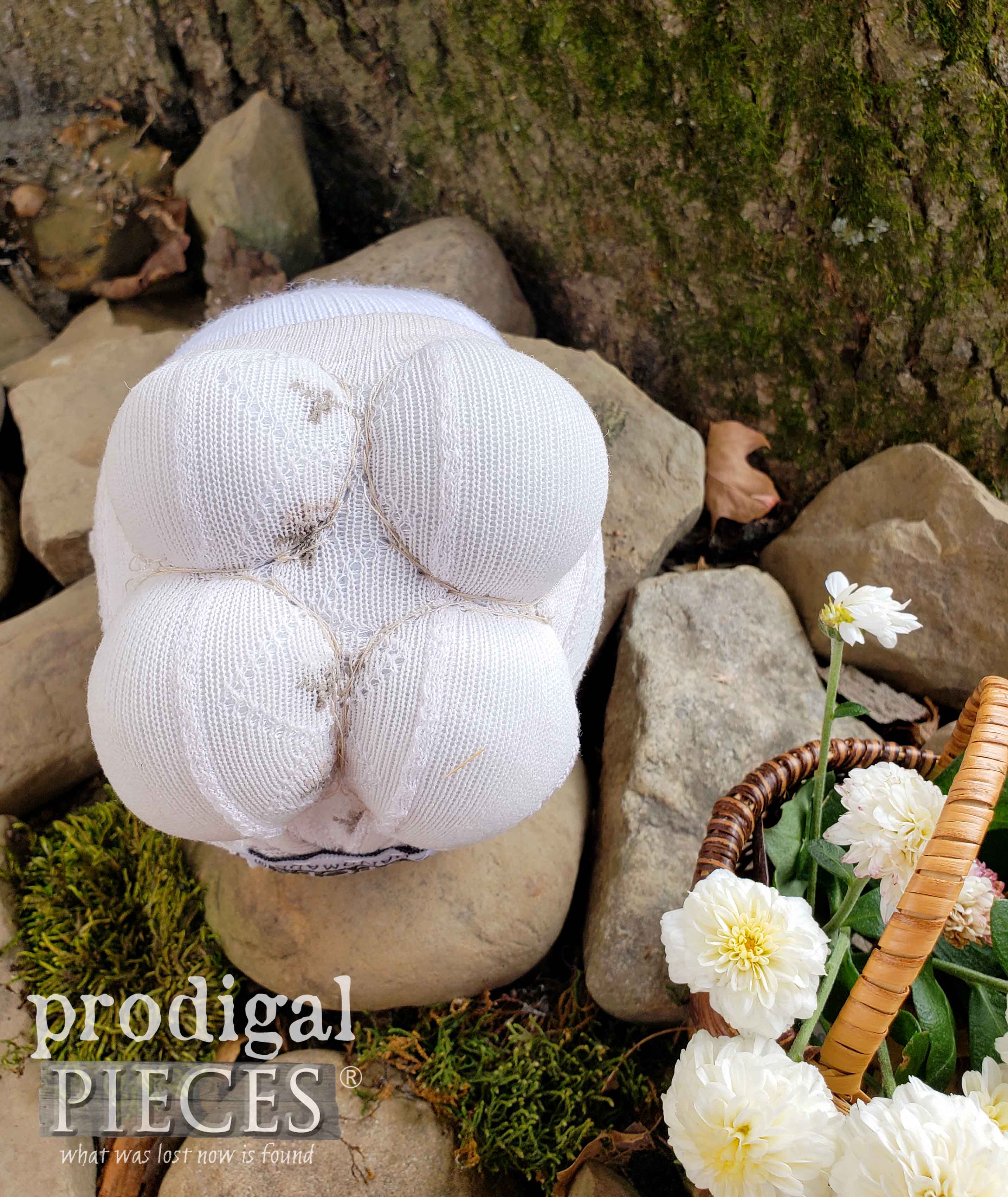 Sock Doll Pig Feet | prodigalpieces.com #prodigalpieces #handmade #toy #doll #sewing #crafts