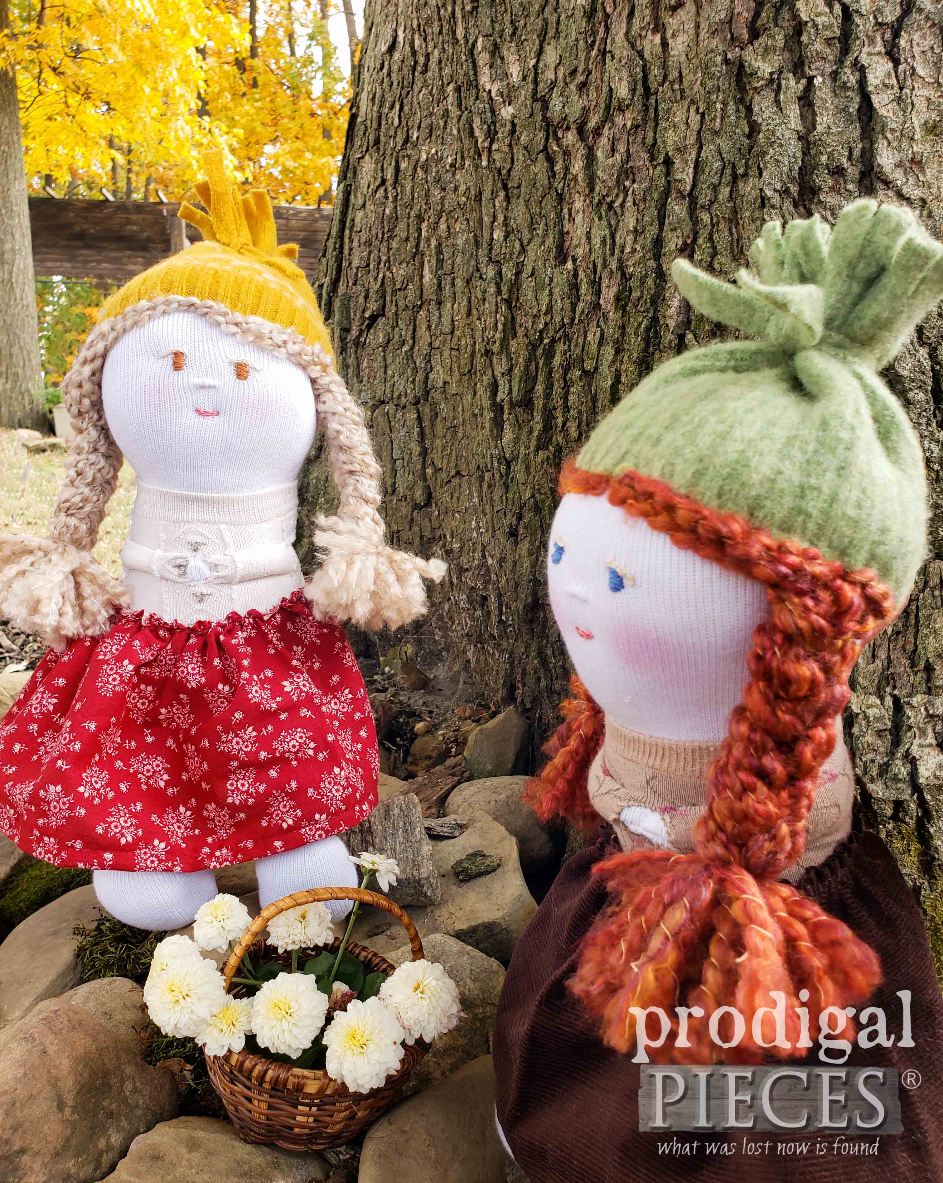 Super Soft Handmade Sock Dolls with Upcycled Materials by Larissa of Prodigal Pieces | prodigalpieces.com #prodigalpieces #handmade #diy #toys #dolls #crafts #sewing