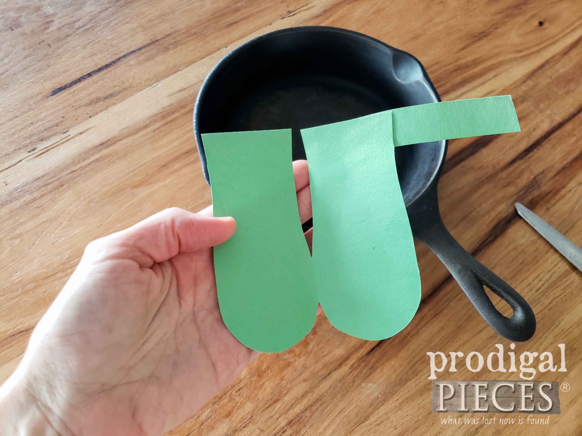 Attaching Pot Holder Strap | prodigalpieces.com