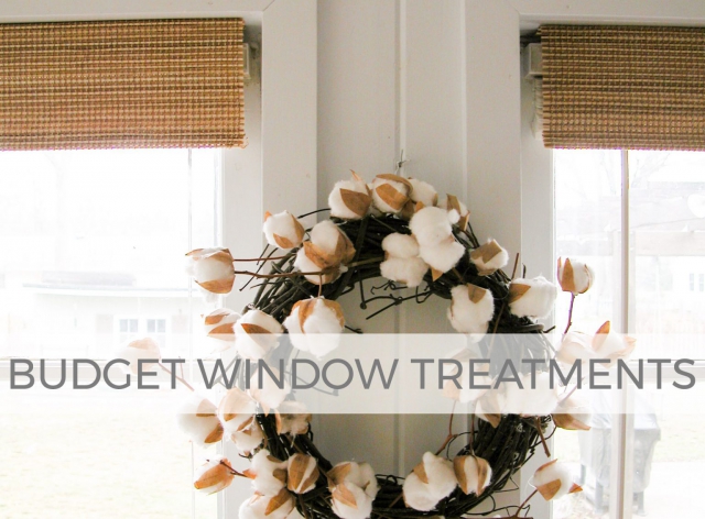 Create your own budget window treatments with this tutorial by Larissa of Prodigal Pieces | prodigalpieces.com #prodigalpieces