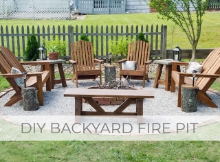 DIY Backyard Fire Pit Tutorial by Larissa of Prodigal Pieces | prodigalpieces.com #prodigalpieces