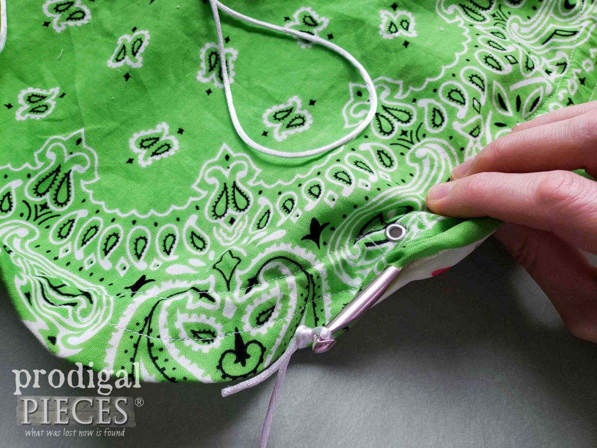 Upcycled Bandana DIY Drawstring Bag - Prodigal Pieces