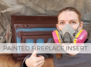 How to Paint your Fireplace Insert by Prodigal Pieces | prodigalpieces.com #prodigalpieces