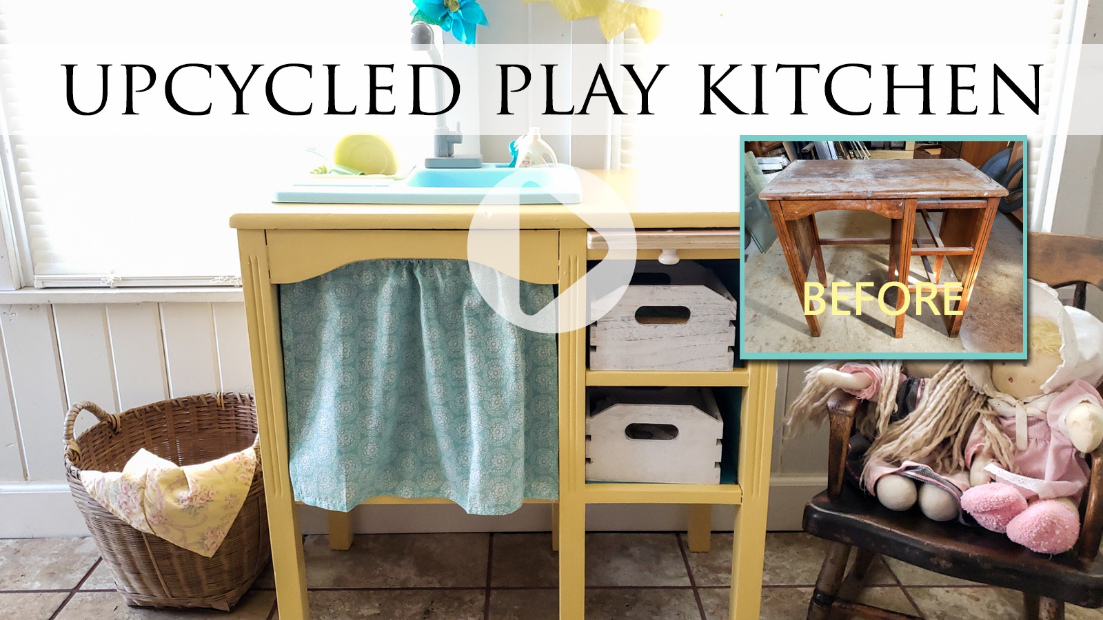 Video Tutorial Upcycled Play Kitchen by Prodigal Pieces | prodigalpieces.com