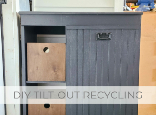 Showcase of DIY Tilt-Out Recycling Bin by Larissa of Prodigal Pieces | prodigalpieces.com #prodigalpieces