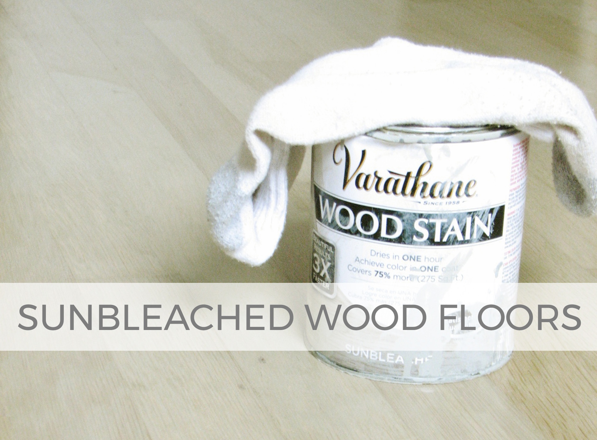Refresh your hardwood floors with a soothing sunbleached stain | prodigalpieces.com #prodigalpieces