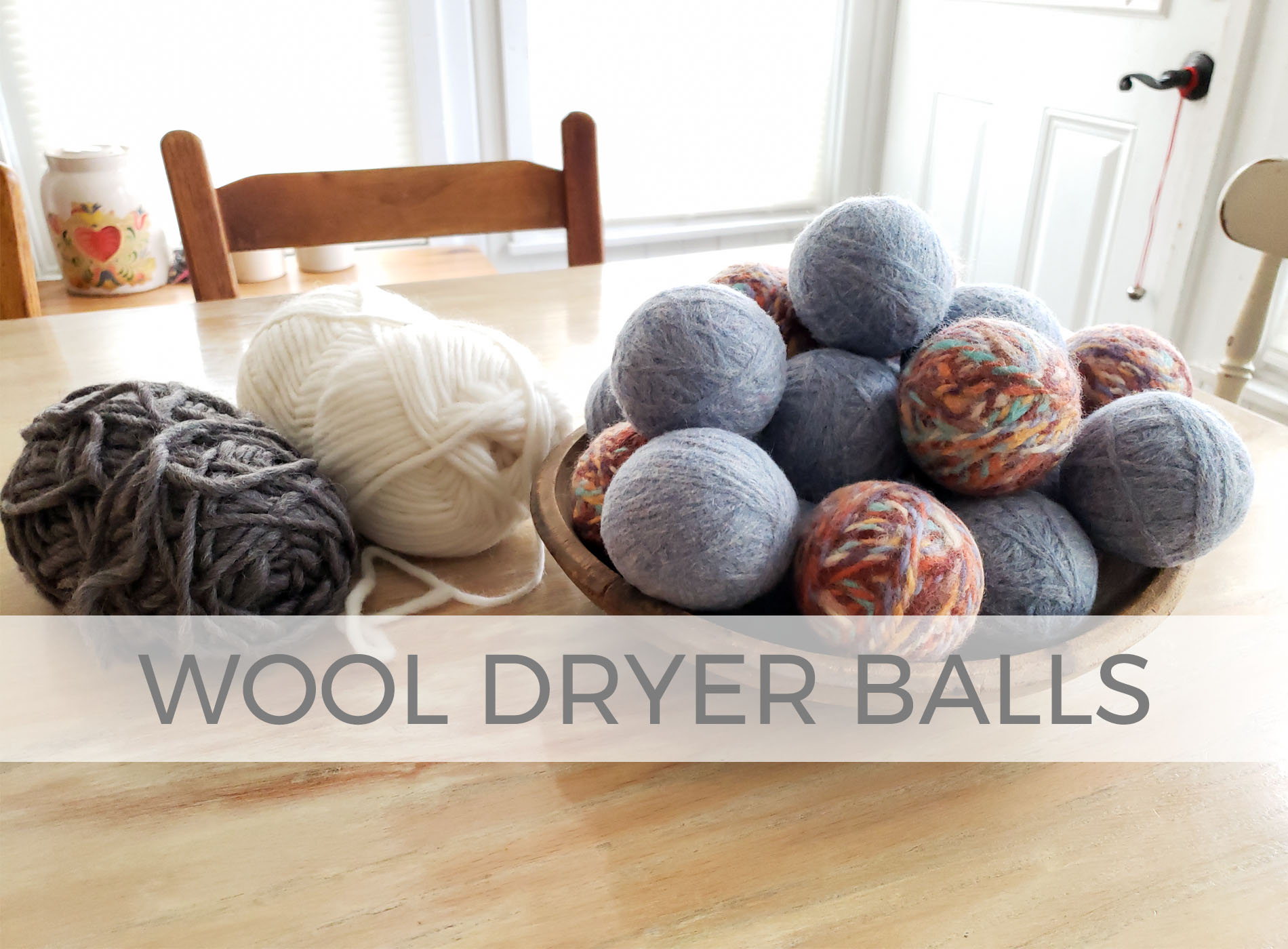 Save time, money, and the environment with these DIY wool dryer balls with video tutorial by Larissa of Prodigal Pieces | prodigalpieces.com #prodigalpieces
