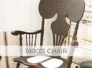 1800's Antique Rocking Chair by Larissa of Prodigal Pieces | prodigalpieces.com #prodigalpieces