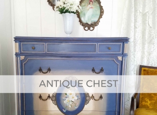 Antique Chest of Drawers Hand-Painted by Larissa of Prodigal Pieces | prodigalpieces.com #prodigalpieces