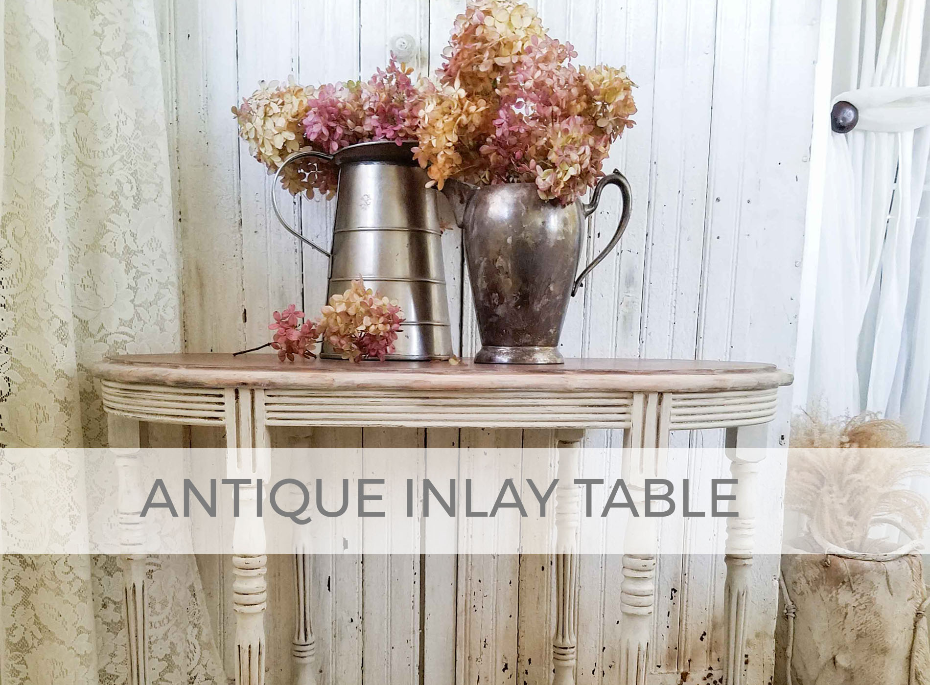 Antique Inlay Table by Larissa of Prodigal Pieces | prodigalpieces.com