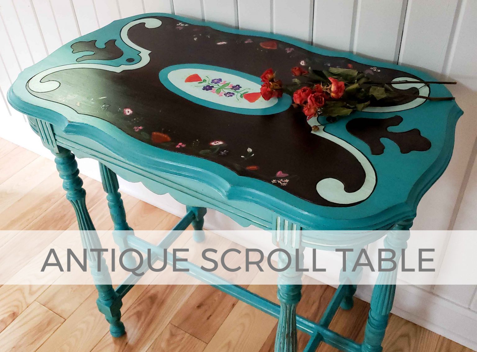 Antique Scroll Table by Larissa of Prodigal Pieces | prodigalpieces.com
