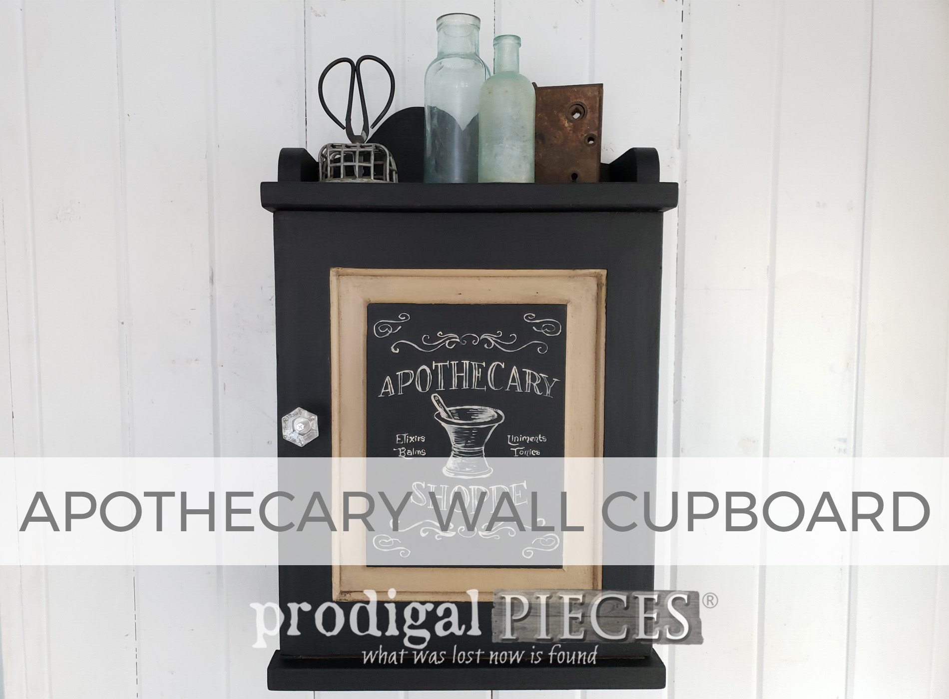 DIY Apothecary Wall Cupboard by Larissa of Prodigal Pieces | prodigalpieces.com #prodigalpieces