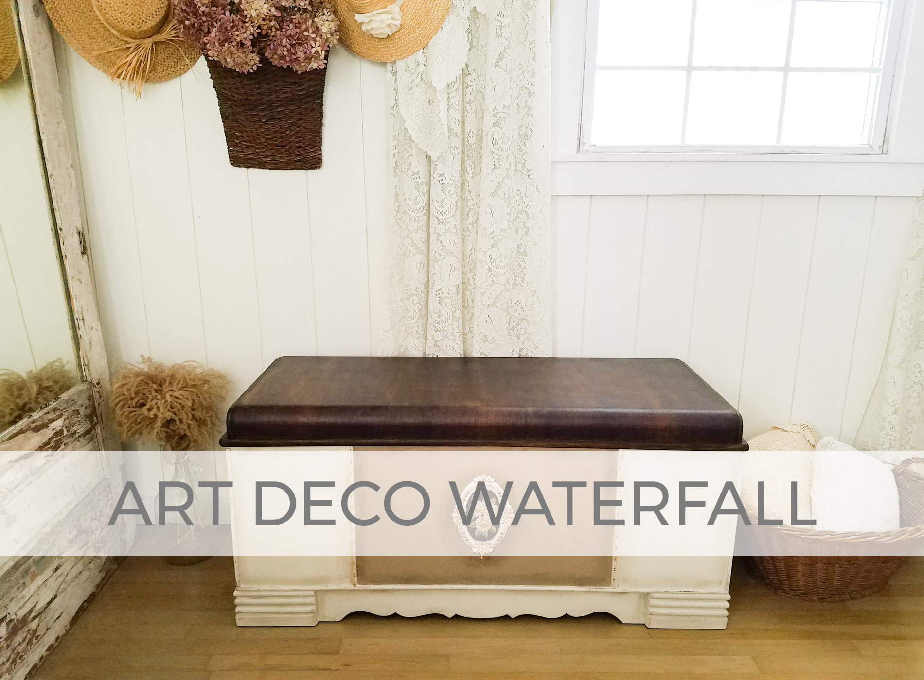 Art Deco Waterfall Blanket Chest by Larissa of Prodigal Pieces | prodigalpieces.com #prodigalpieces