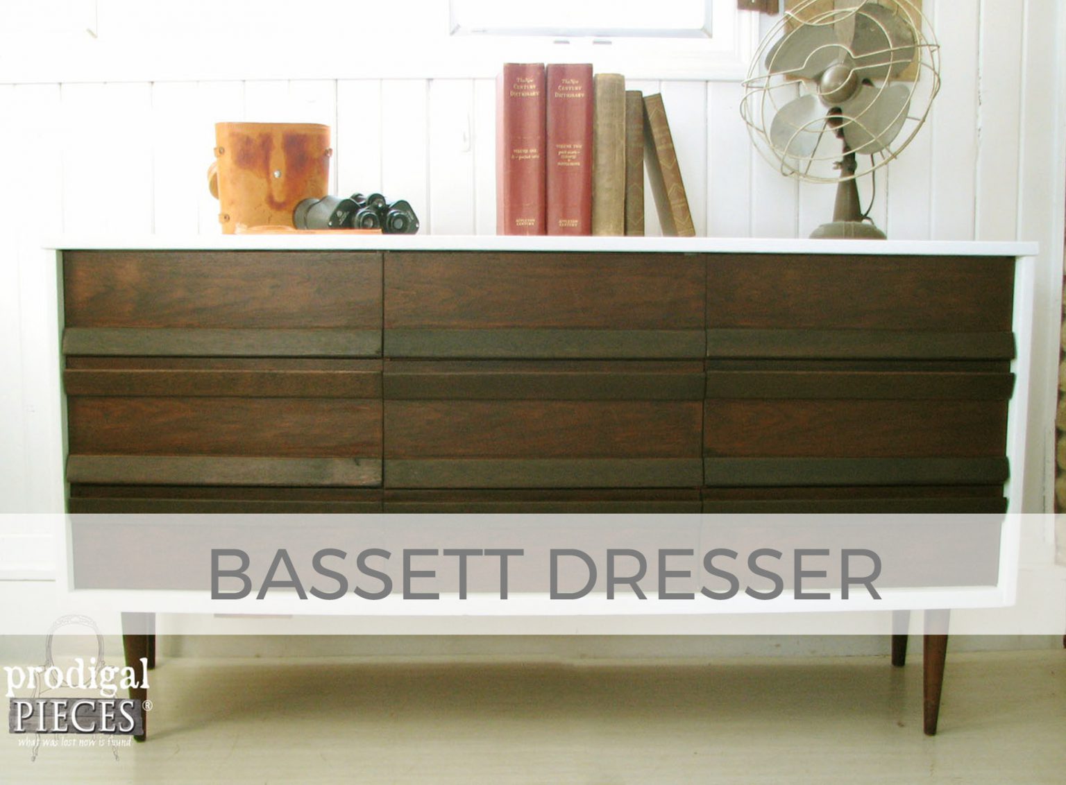 Vintage Bassett Dresser by Larissa of Prodigal Pieces | prodigalpieces.com