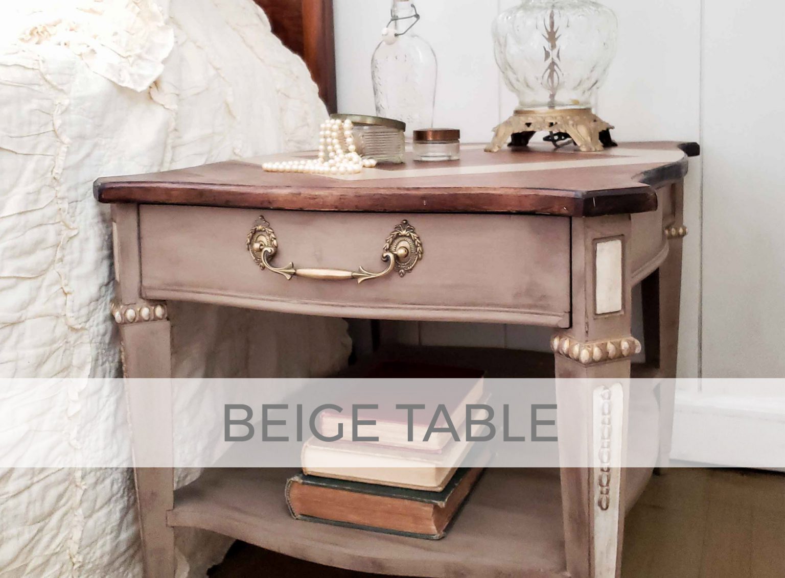 Vintage Table Made New by Larissa of Prodigal Pieces | prodigalpieces.com