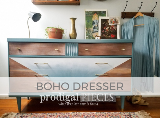 Vintage Boho Style Dresser by Larissa of Prodigal Pieces | prodigalpieces.com