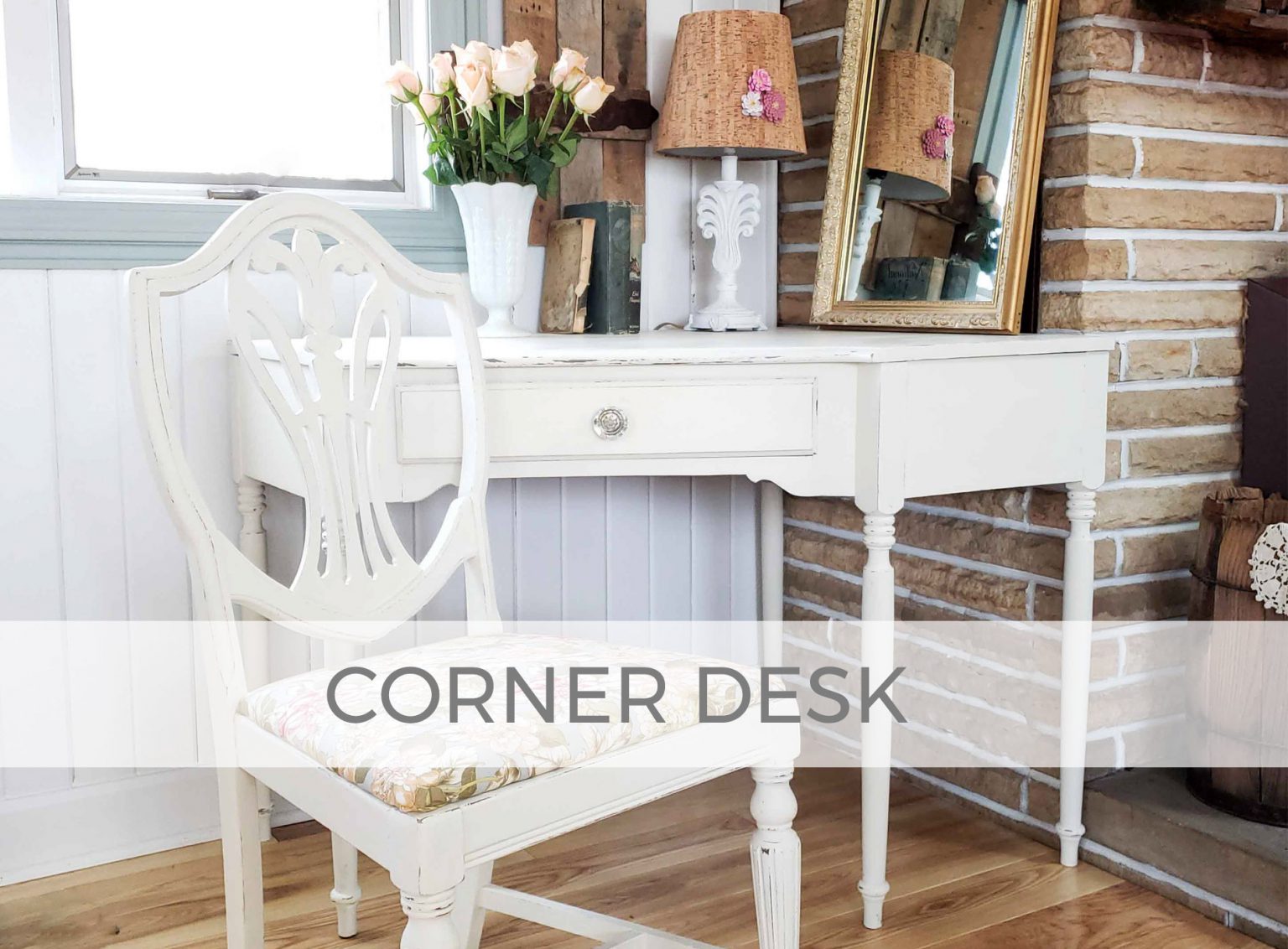 Vintage Corner Desk by Larissa of Prodigal Pieces | prodigalpieces.com