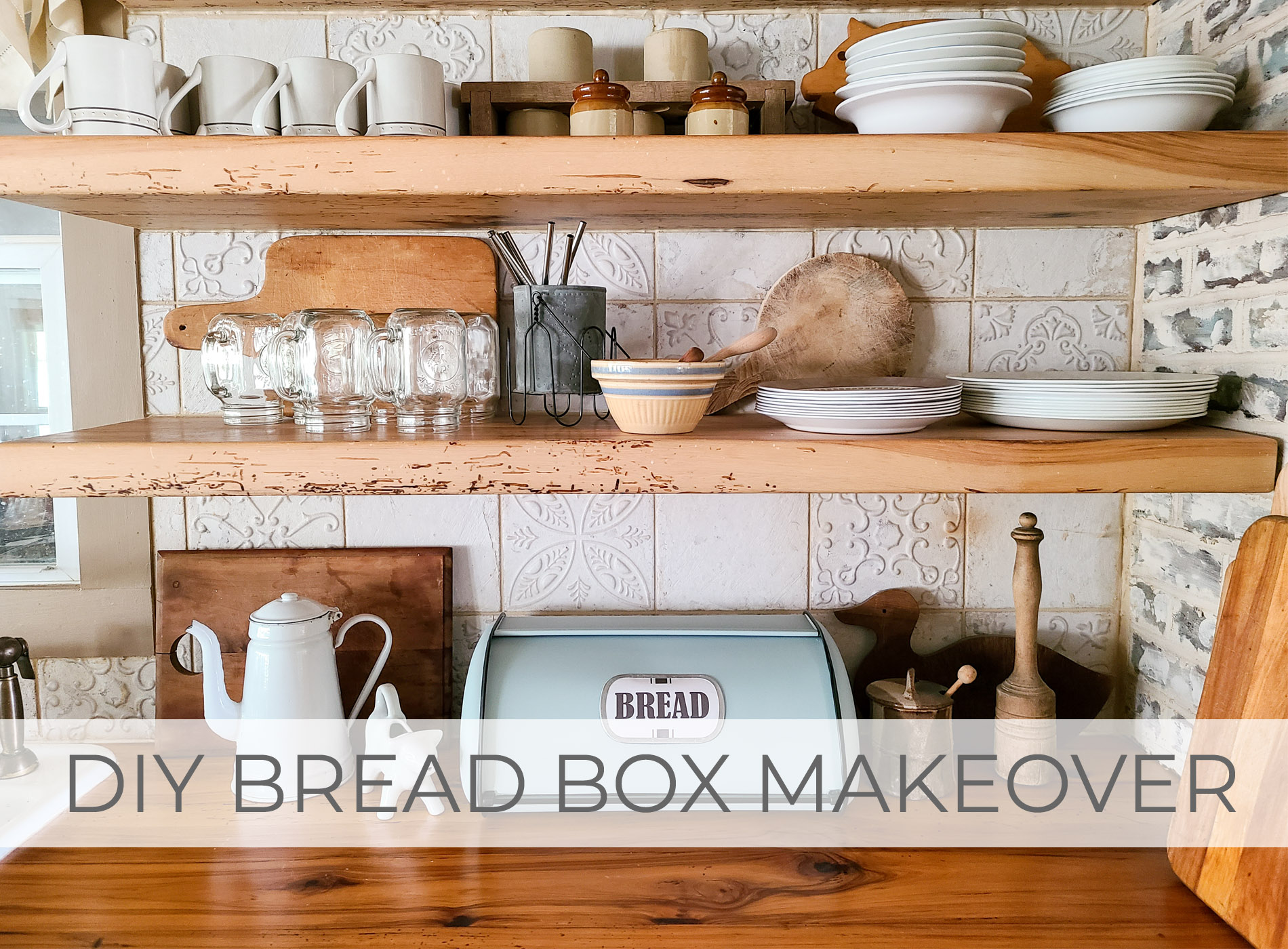 DIY Bread Box Makeover | prodigalpieces.com #prodigalpieces