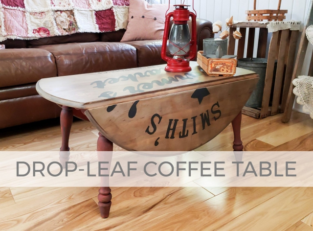 Drop-Leaf Coffee Table by Larissa of Prodigal Pieces | prodigalpieces.com #prodigalpieces