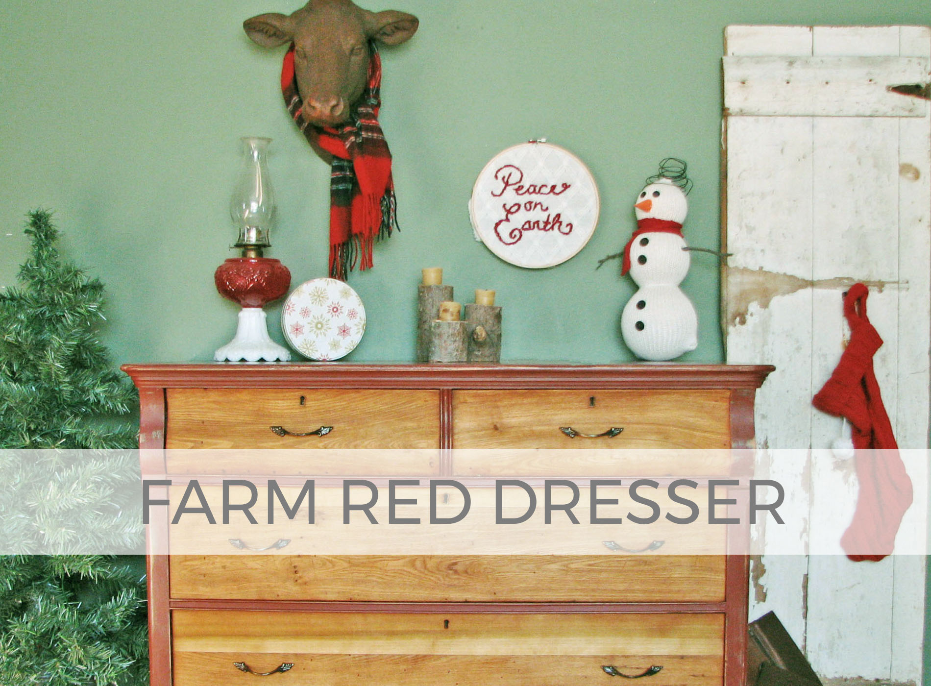 Farm Red Dresser by Larissa of Prodigal Pieces | prodigalpieces.com