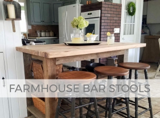 Farmhouse Bar Stools by Prodigal Pieces | prodigalpieces.com