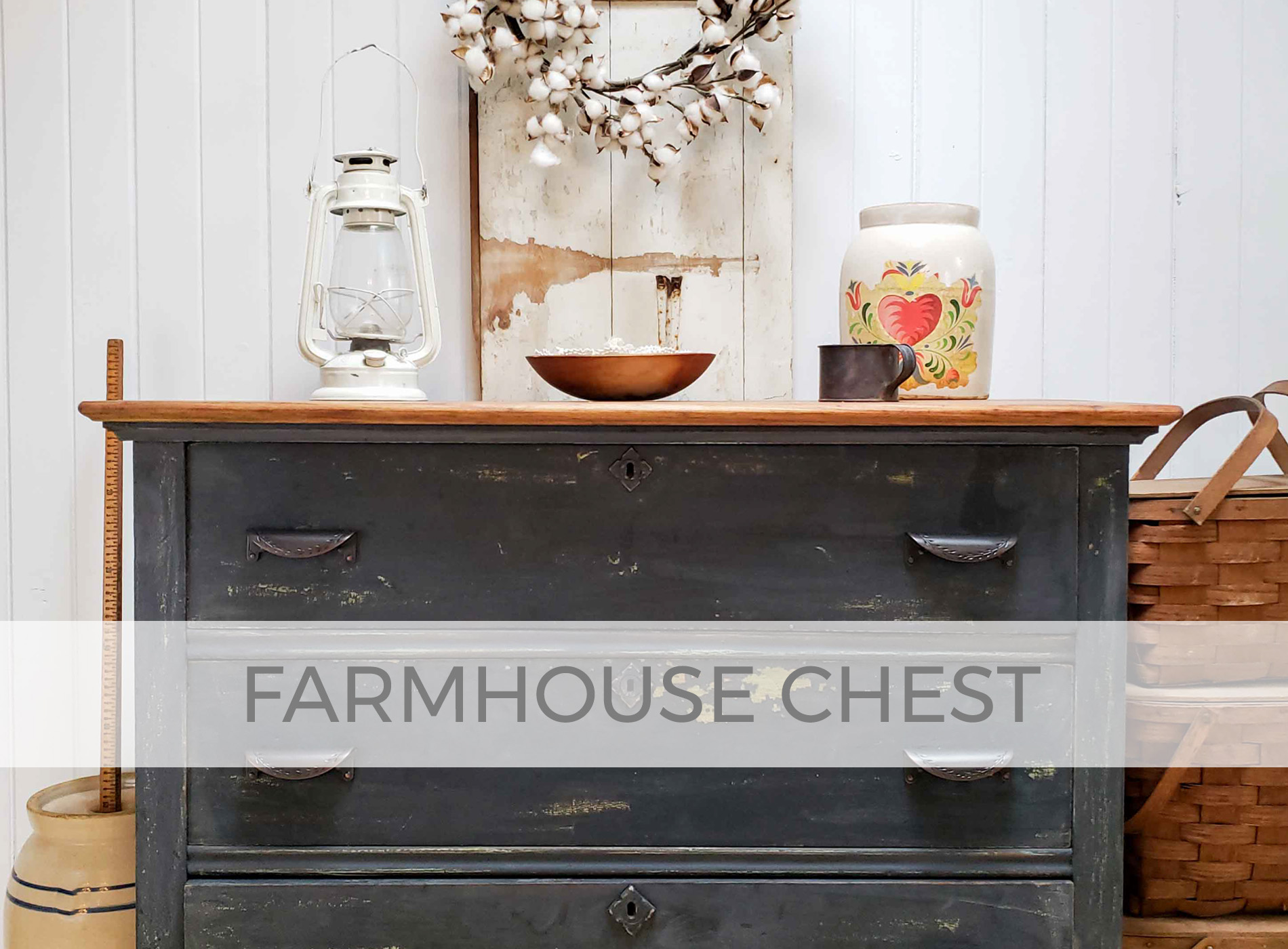 Farmhouse Chest Nightstand by Larissa of Prodigal Pieces | prodigalpieces.com #prodigalpieces