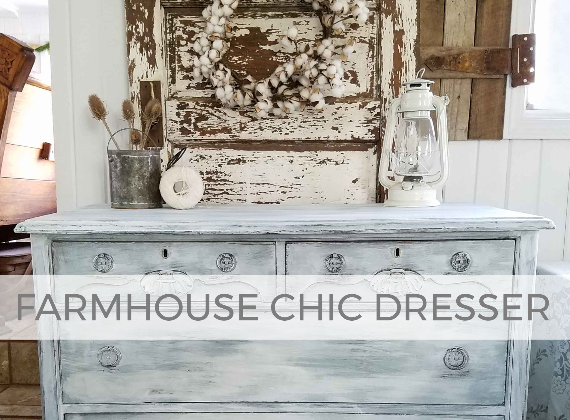 Farmhouse Chic Dresser Tutorial by Larissa of Prodigal Pieces | prodigalpieces.com