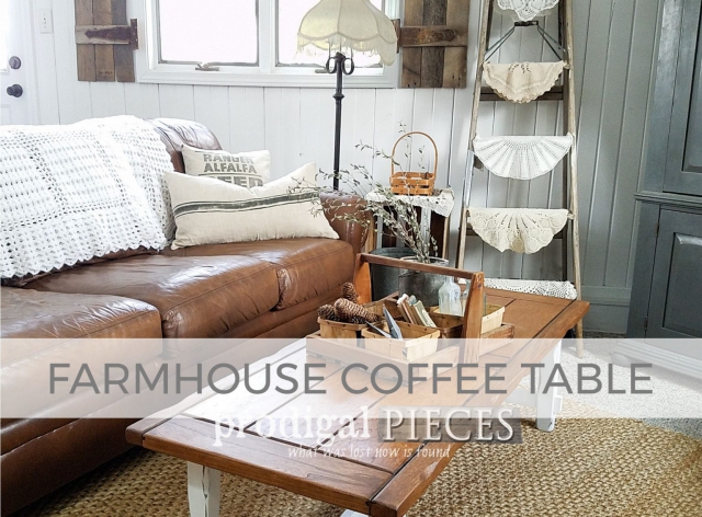 Farmhouse Coffee Table by Larissa of Prodigal Pieces | prodigalpieces.com