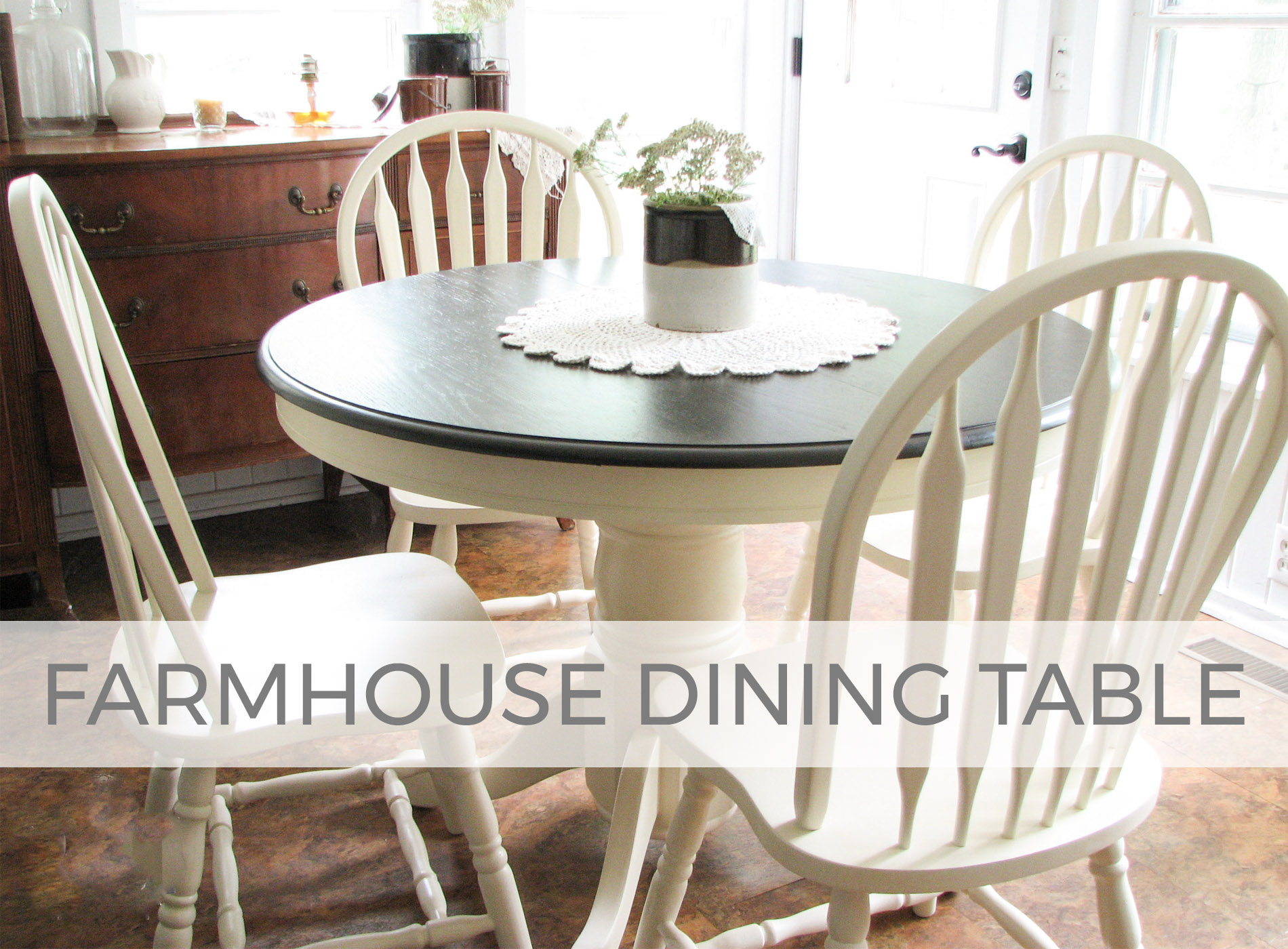 Farmhouse Dining Table Makeover by Larissa of Prodigal Pieces | prodigalpieces.com