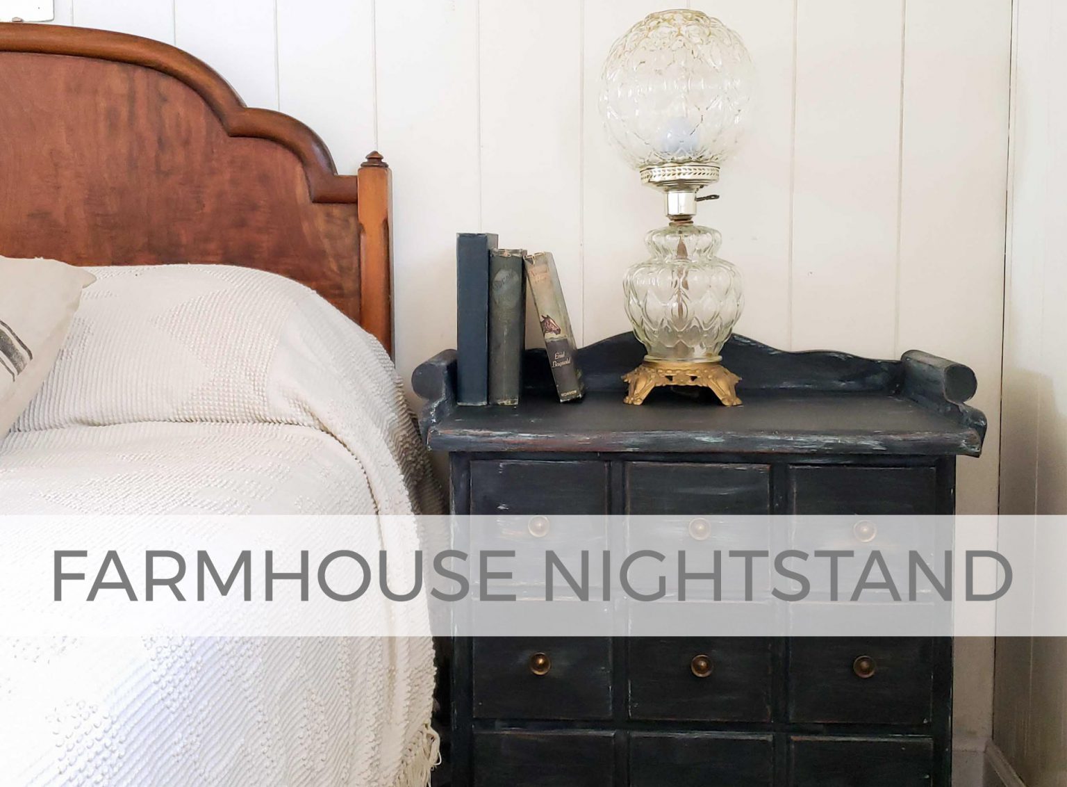 Farmhouse Nightstand by Larissa of Prodigal Pieces | prodigalpieces.com