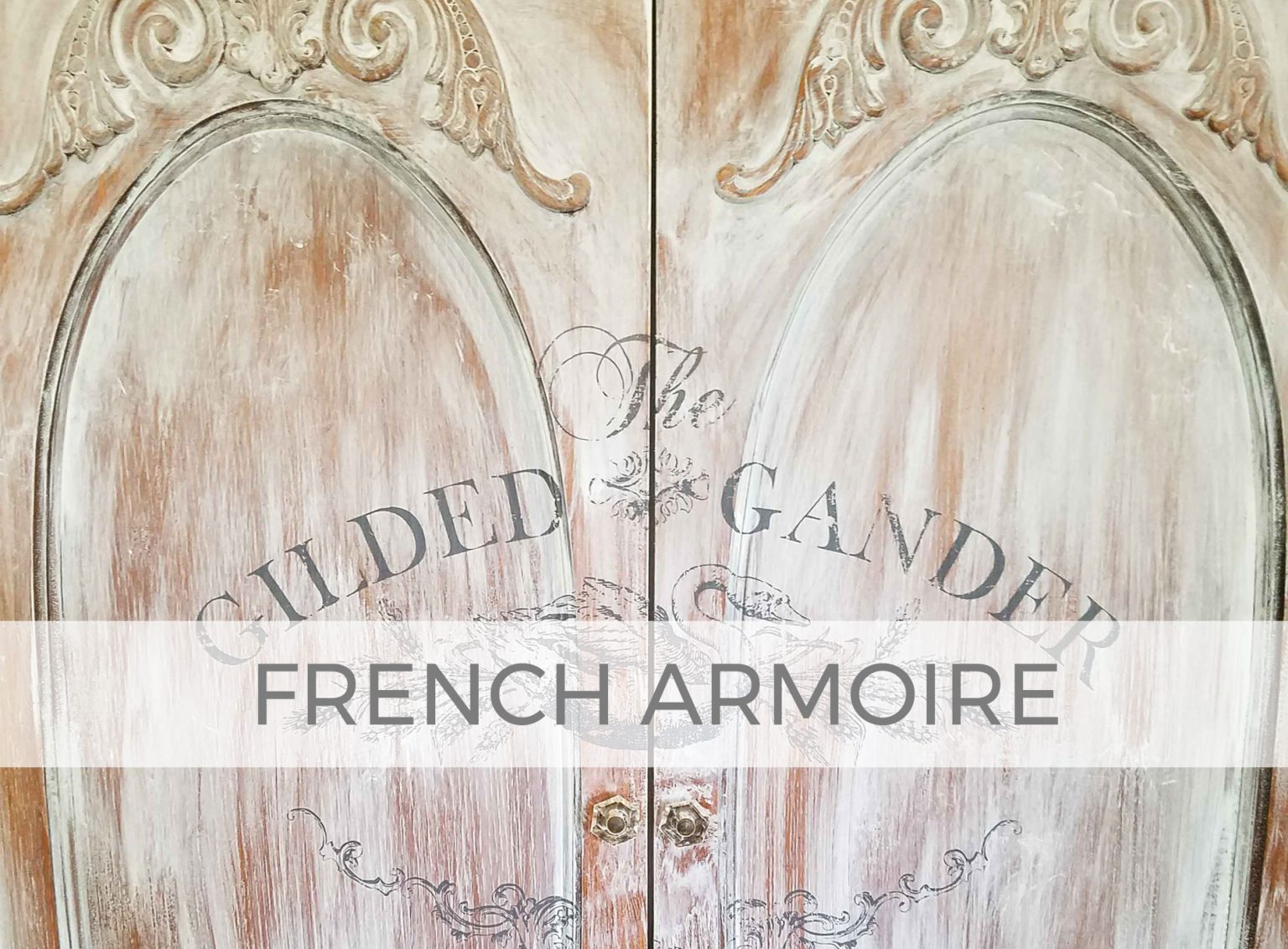 DIY French Armoire from Entertainment Center by Livin' Real with Larissa | livinrealwithlarissa.com #livinrealwithlarissa