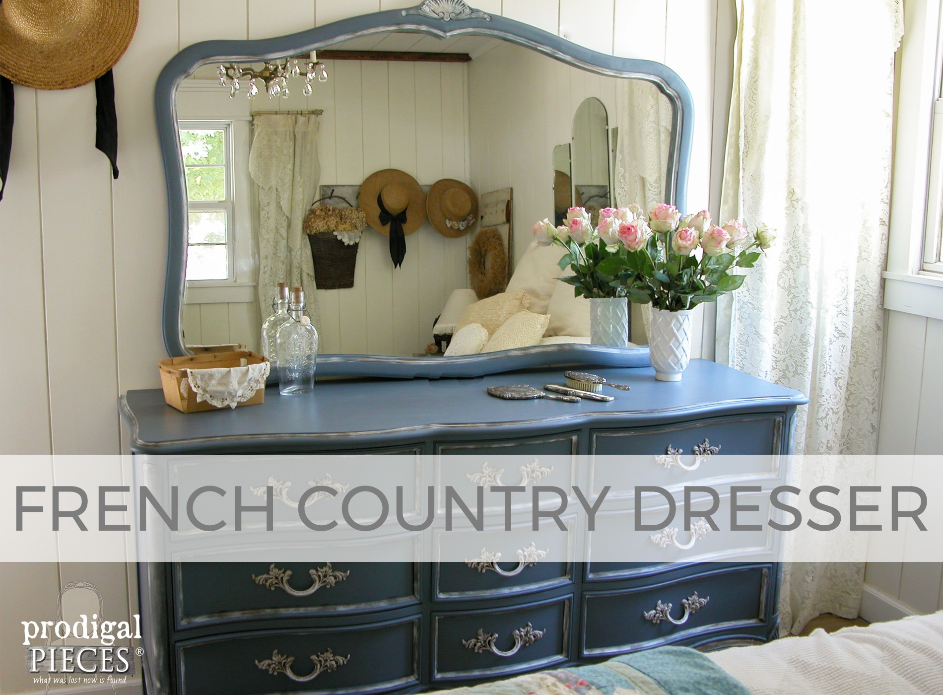French Country Dresser Set by Larissa of Prodigal Pieces | prodigalpieces.com