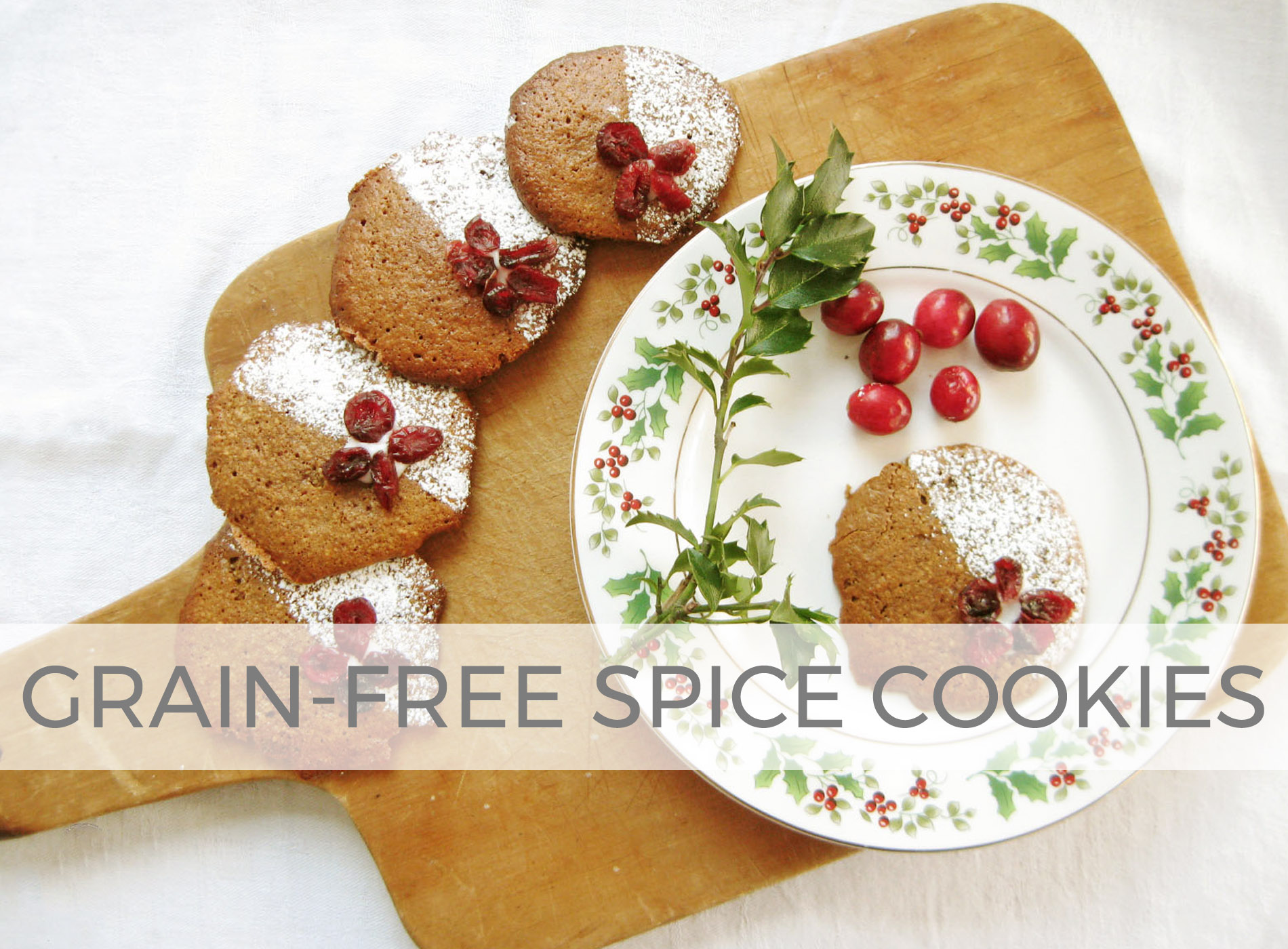 Grain-Free Spice Cookies Recipe by Larissa of Prodigal Pieces | prodigalpieces.com