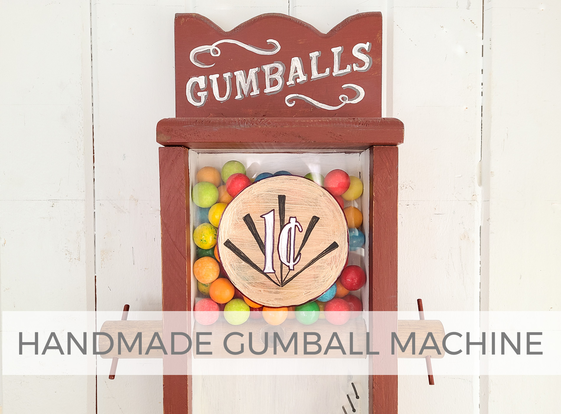 Handmade Gumball Machine Makeover by Prodigal Pieces | prodigalpieces.com #prodigalpieces #home #homedecor