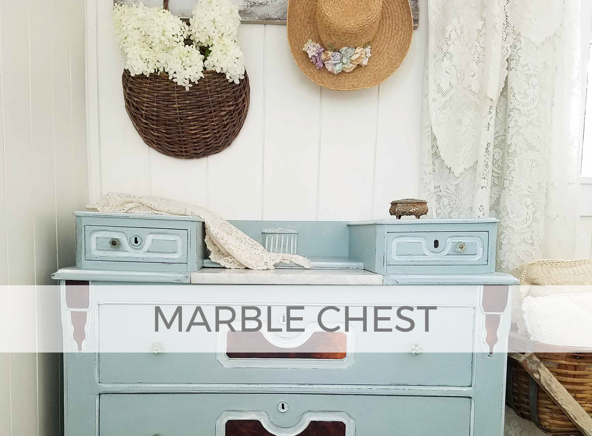 Antique Marble Chest of Drawers by Larissa of Prodigal Pieces | prodigalpieces.com #prodigalpieces