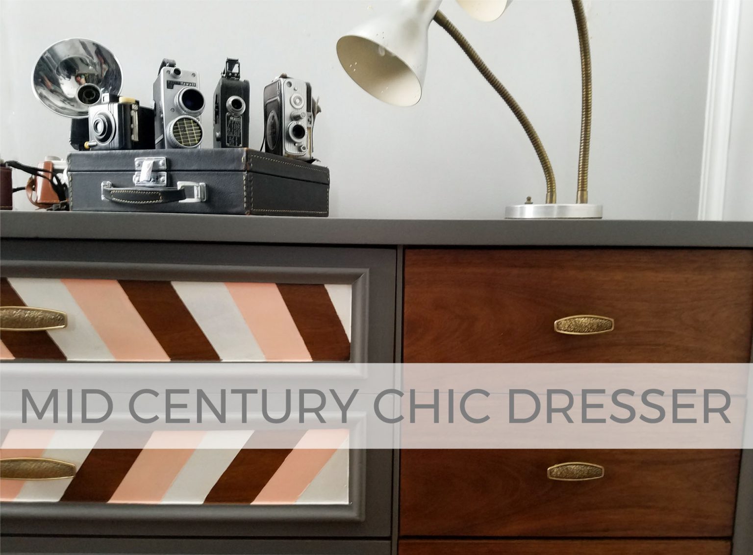 Mid Century Chic Dresser by Larissa of Prodigal Pieces | prodigalpieces.com