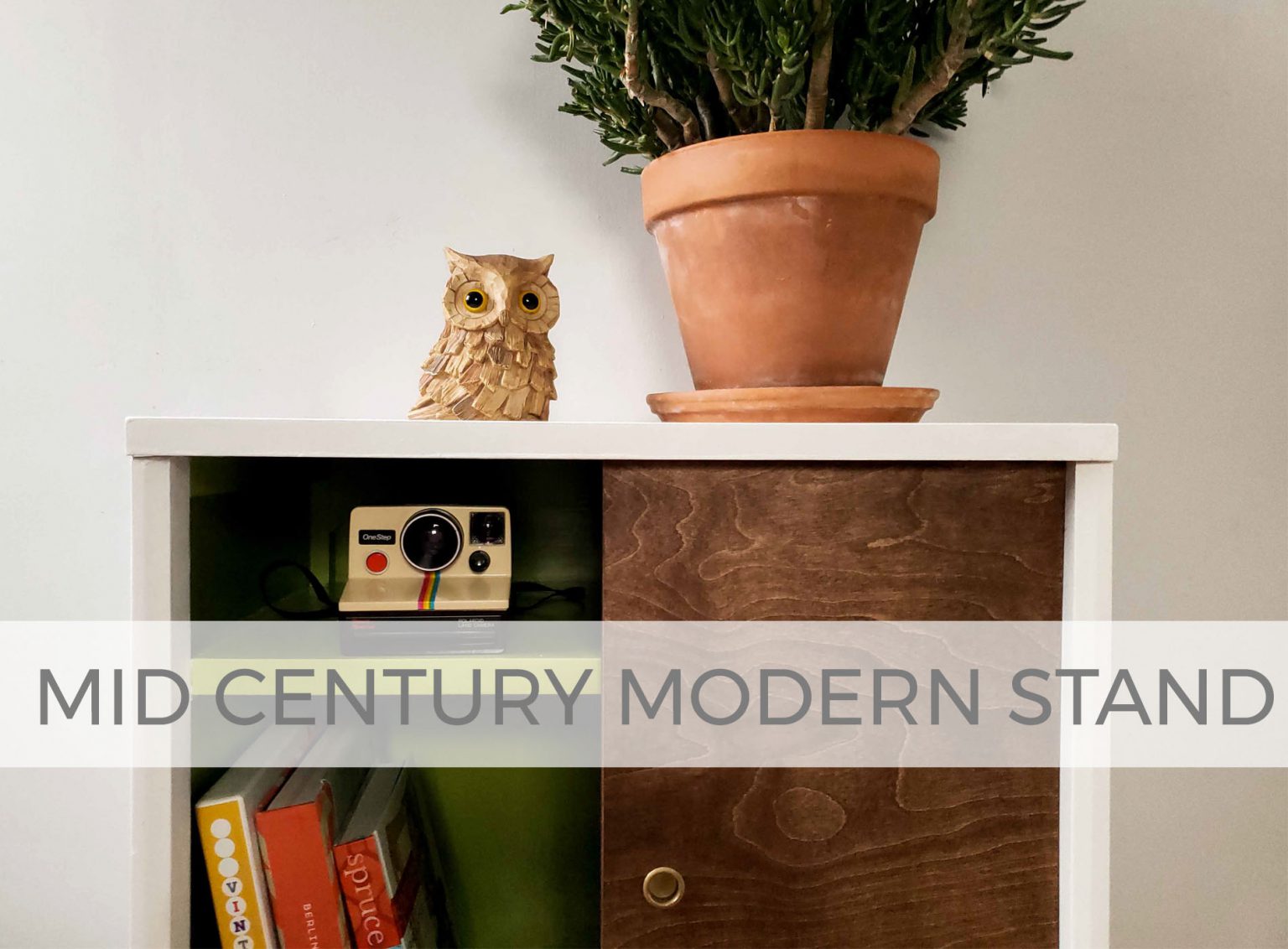 Mid Century Modern Media Stand by Larissa of Prodigal Pieces | prodigalpieces.com