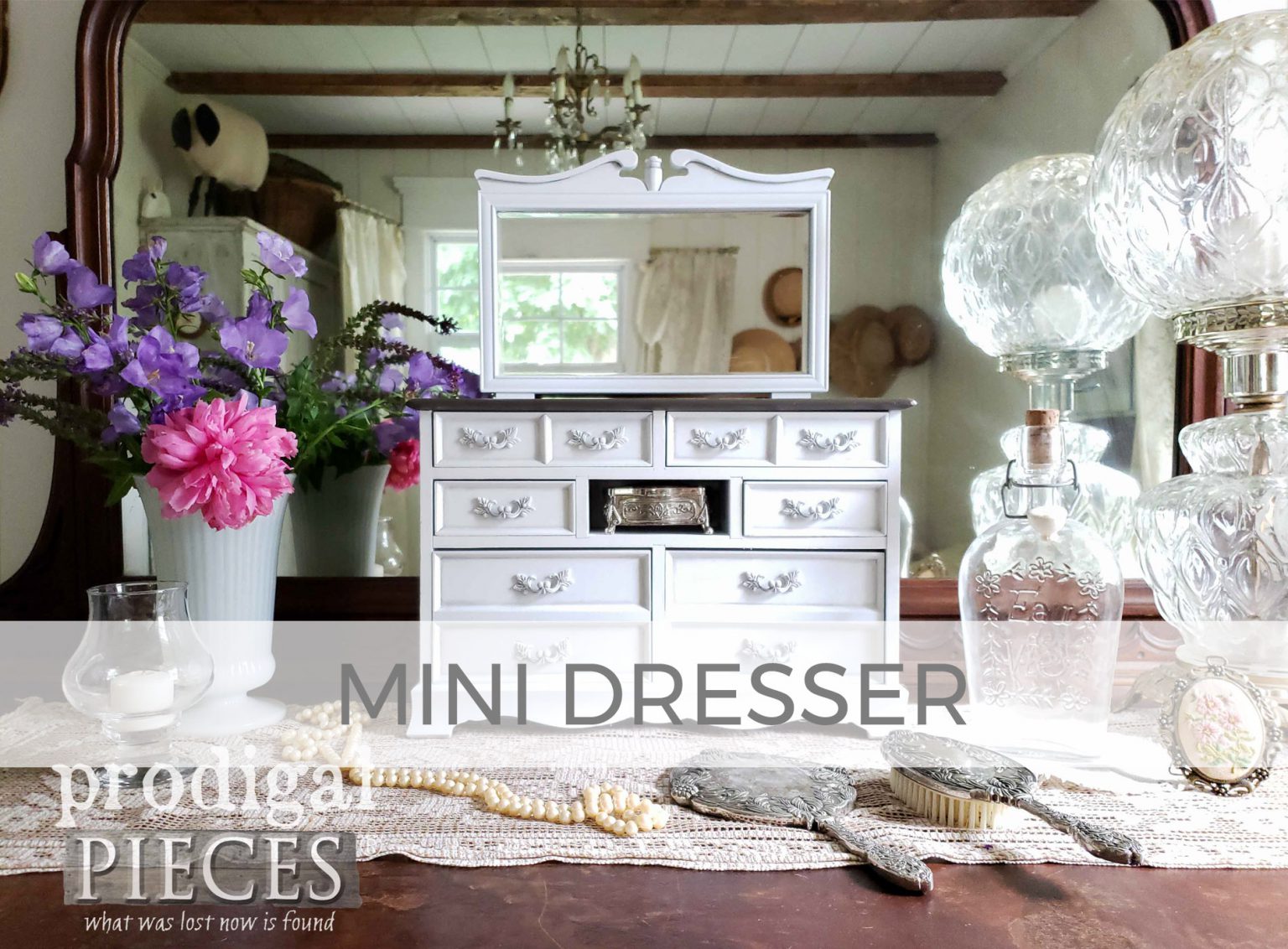 Mini Jewelry Dresser by Larissa of Prodigal Pieces | prodigalpieces.com