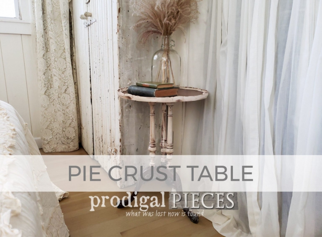 Antique Pie Crust Table by Larissa of Prodigal Pieces | prodigalpieces.com