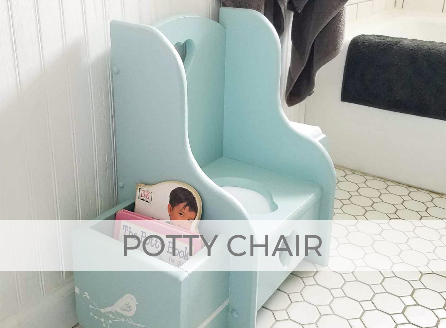 Childs Potty Chair Makeover by Larissa of Prodigal Pieces | prodigalpieces.com #prodigalpieces